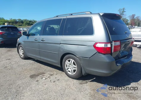 2007 Honda Odyssey Ex-L из США, поврежденный, VIN 5FNRL38627B462046